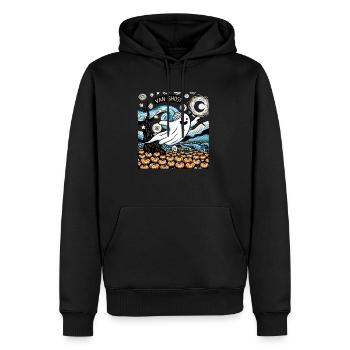 Van Ghost Art Teacher Halloween - Männer Premium Bio Hoodie - Schwarz - Vorne - Nico (187cm)