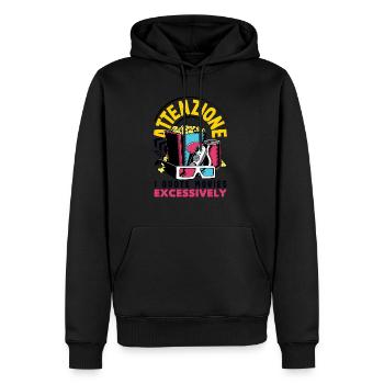 Attenzione Movie Quote - Männer Premium Bio Hoodie - Schwarz - Vorne - Nico (187cm)