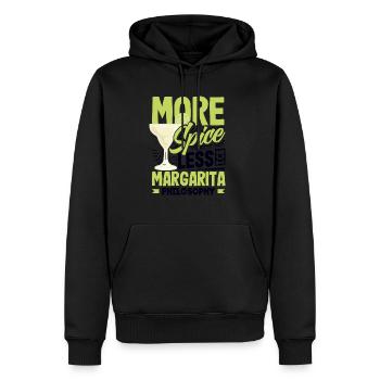 Attenzione Margarita épicée Cocktail Lover’s - Sweat à capuche Premium bio Homme - noir - Devant - Nico (187cm)