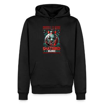 Shattered Silence Christmas Ball Horror Slasher - Männer Premium Bio Hoodie - Schwarz - Vorne - Nico (187cm)