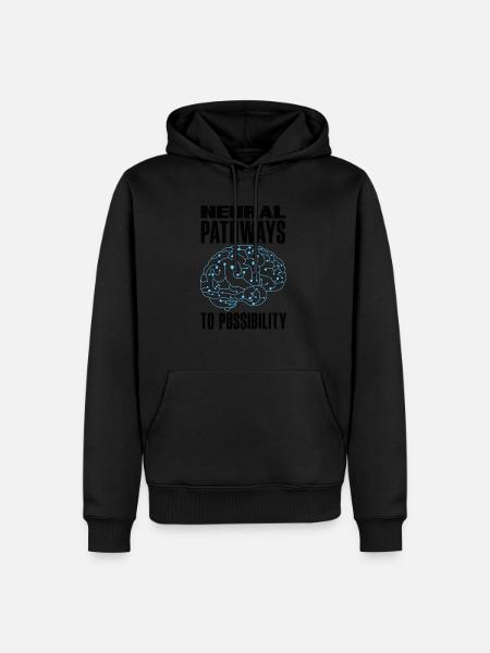 Unlock Your Brain's Potential Neuroplasticity - Männer Premium Bio Hoodie - Schwarz