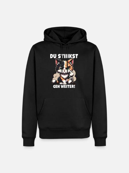 You stink Go on! Sarcastic - Men’s Premium Organic Hoodie - black