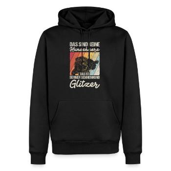 That's not dog hair, that's Bernese Sennenhu - Men’s Premium Organic Hoodie - black - Front - Nico (187cm)