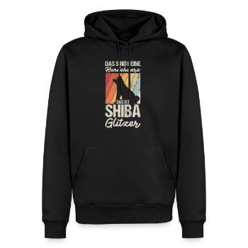 Shiba Dog Dog Fan Dog Owner Dog Dog Love - Sweat à capuche Premium bio Homme - noir - Devant - Nico (187cm)