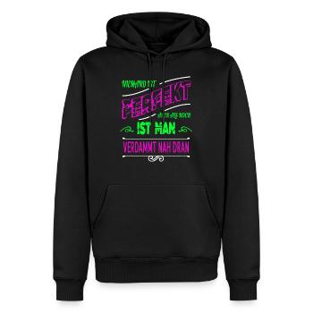 geburtstag chef küchenchefin geburtstagsgeschenk - Männer Premium Bio Hoodie - Schwarz - Vorne - Nico (187cm)