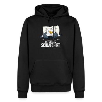 Chemise de nuit officielle Seagull - Sweat à capuche Premium bio Homme - noir - Devant - Nico (187cm)