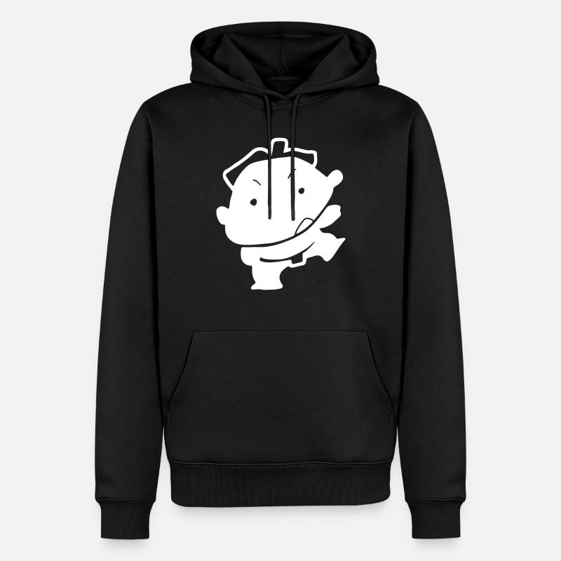 Bébé sumo - Sweat à capuche Premium bio Homme - noir