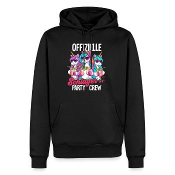 Schlager - Männer Premium Bio Hoodie - Schwarz - Vorne - Nico (187cm)