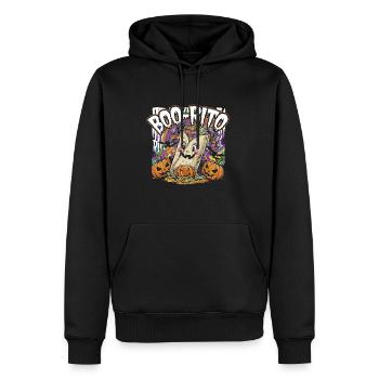 Boo-Rito Halloween Burrito Cute Ghost Pumpkin - Männer Premium Bio Hoodie - Schwarz - Vorne - Nico (187cm)