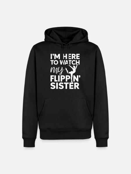 Proud Spectator – Sister - Men’s Premium Organic Hoodie - black