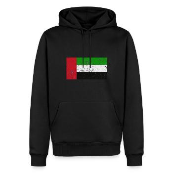 Vereinigte Arabische Emirate - Männer Premium Bio Hoodie - Schwarz - Vorne - Nico (187cm)
