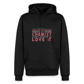 Chemie Lehrer Wissenschaftler Chemieker - Männer Premium Bio Hoodie - Schwarz - Vorne - Nico (187cm)