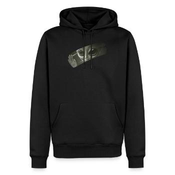 Alien - Men’s Premium Organic Hoodie - black - Front - Nico (187cm)
