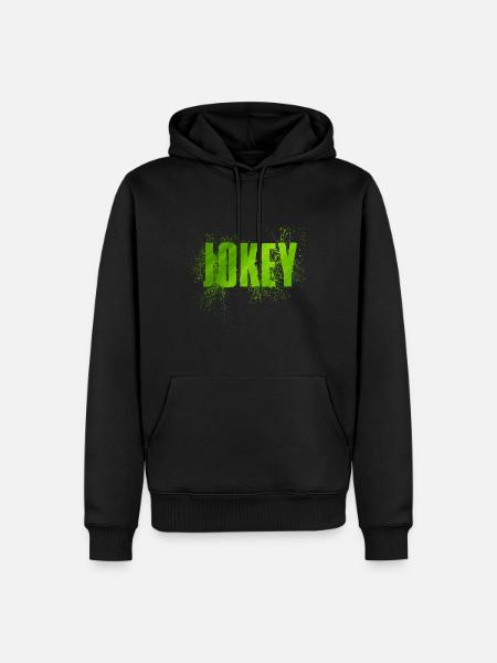 Jokey - Men’s Premium Organic Hoodie - black