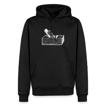 Schreiner - Männer Premium Bio Hoodie - Schwarz - Vorne - Nico (187cm)