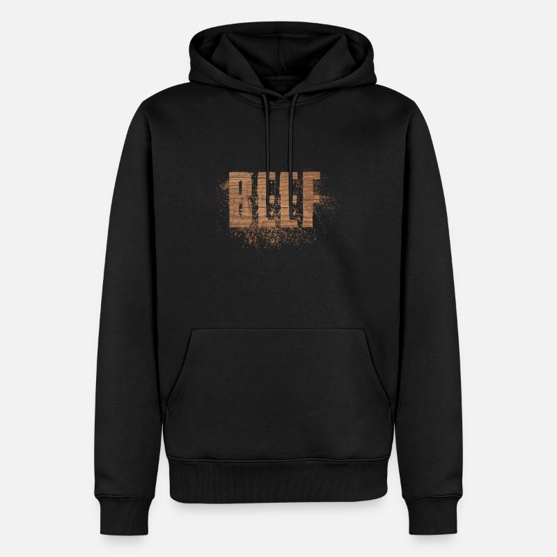 Beef/ Rind - Sweat à capuche Premium bio Homme - noir