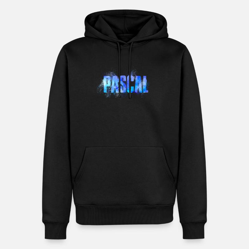 pascal - Men’s Premium Organic Hoodie - black