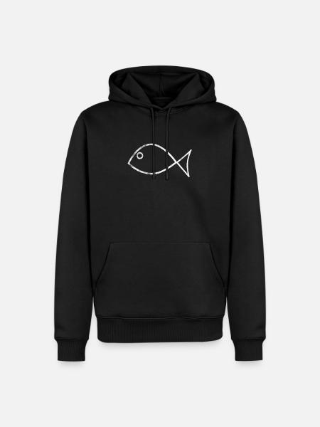 Christentum - Männer Premium Bio Hoodie - Schwarz