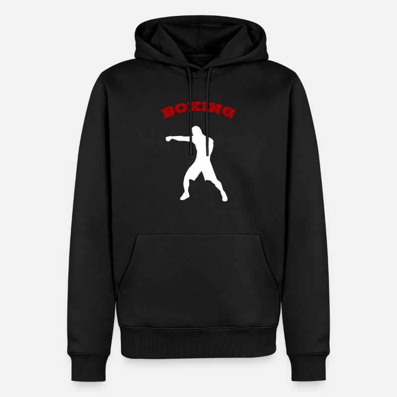 Boxeur boxeur - Sweat à capuche Premium bio Homme - noir