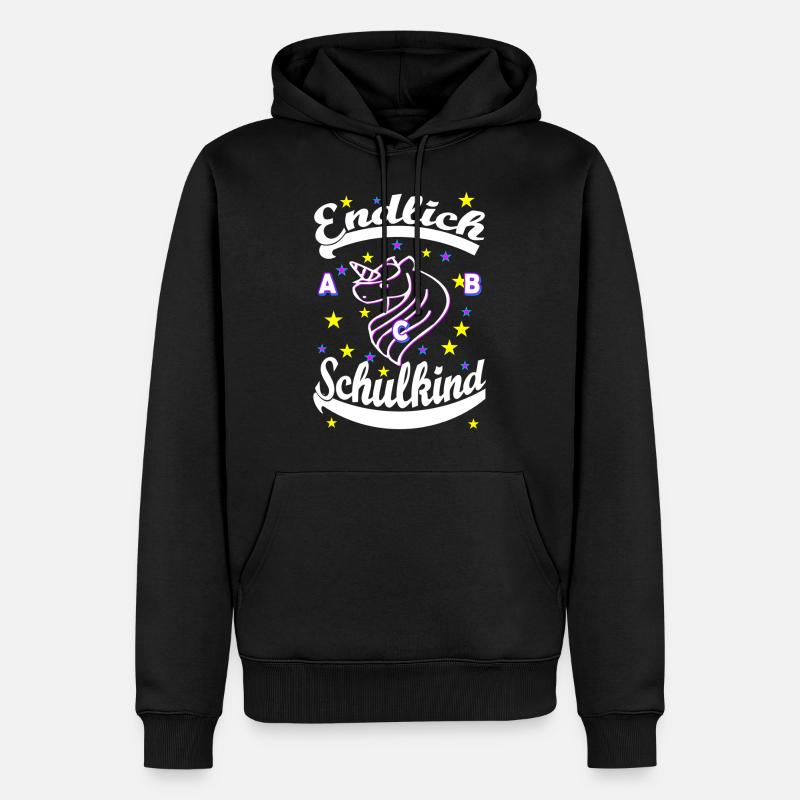 La scolarisation de l’école - Sweat à capuche Premium bio Homme - noir