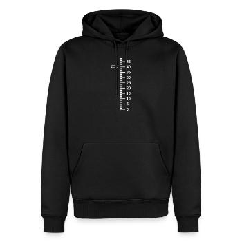 40 Jahre alt 40 Geburtstag - Männer Premium Bio Hoodie - Schwarz - Vorne - Nico (187cm)