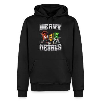 Nerd Science Geek - Männer Premium Bio Hoodie - Schwarz - Vorne - Nico (187cm)