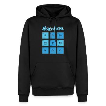 Nerd Science Geek - Männer Premium Bio Hoodie - Schwarz - Vorne - Nico (187cm)