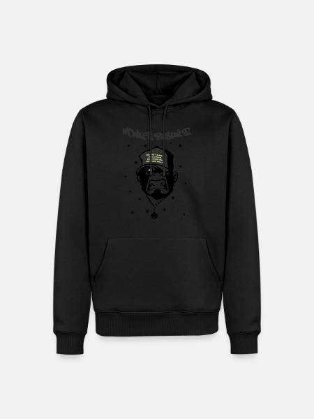 Monkey Businez - Männer Premium Bio Hoodie - Schwarz