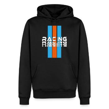 Gulf Racing, Sport automobile - Sweat à capuche Premium bio Homme - noir - Devant - Nico (187cm)
