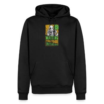 Pen and Paper RPG GAMER Dés Dice role playing - Sweat à capuche Premium bio Homme - noir - Devant - Nico (187cm)