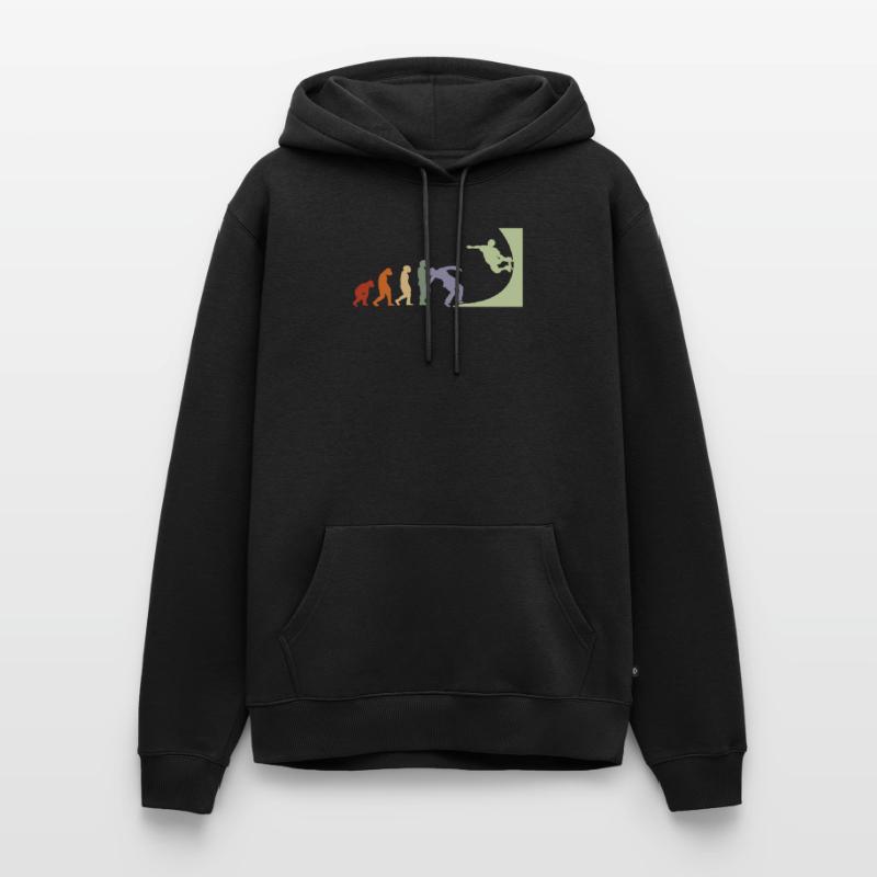 Evolution Skate skate skate skate halfpipe Sweat à capuche Premium bio Homme