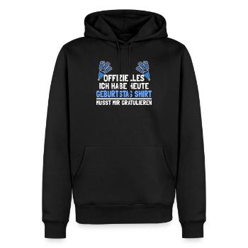 Süßes Kinder Geburtstag Shirt lustig Baby Junge - Männer Premium Bio Hoodie - Schwarz - Vorne - Nico (187cm)