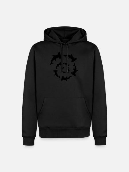 requins 3 - Sweat à capuche Premium bio Homme -