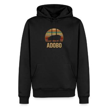 Adobo lustiger philippinischer Pinoy - Männer Premium Bio Hoodie - Schwarz - Vorne - Nico (187cm)