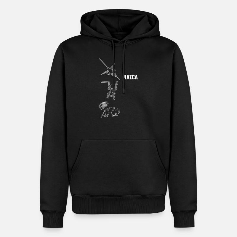 Nazca Line Peru, Pérou péruvien - Sweat à capuche Premium bio Homme - noir