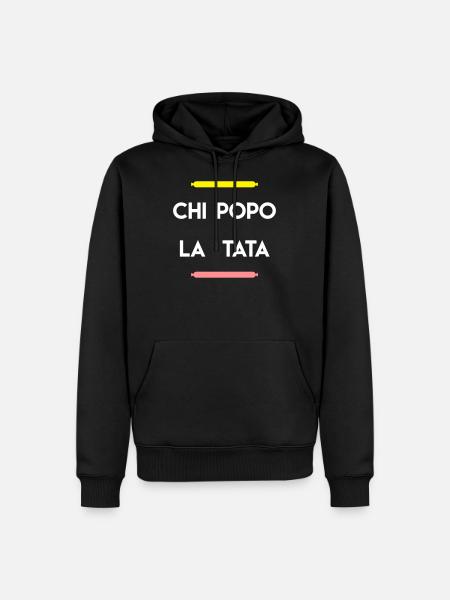 Chipolata tata - Sweat à capuche Premium bio Homme - noir