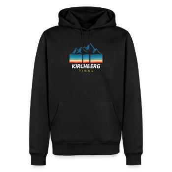 Kirchberg Tirol Ski Skifahren Geschenk - Männer Premium Bio Hoodie - Schwarz - Vorne - Nico (187cm)