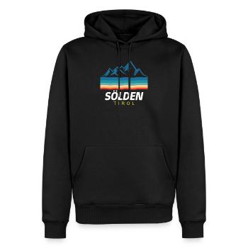 Sölden Tirol Ski Skifahren Geschenk - Männer Premium Bio Hoodie - Schwarz - Vorne - Nico (187cm)
