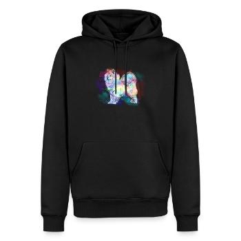 Samojede Samojeden Hundebesitzer Hund Hunde - Männer Premium Bio Hoodie - Schwarz - Vorne - Nico (187cm)