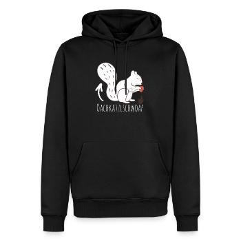 oachkatzlschwoaf - Männer Premium Bio Hoodie - Schwarz - Vorne - Nico (187cm)