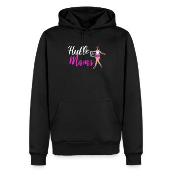 HulaHoop Mama Tanz hullern Reifenliebe - Männer Premium Bio Hoodie - Schwarz - Vorne - Nico (187cm)