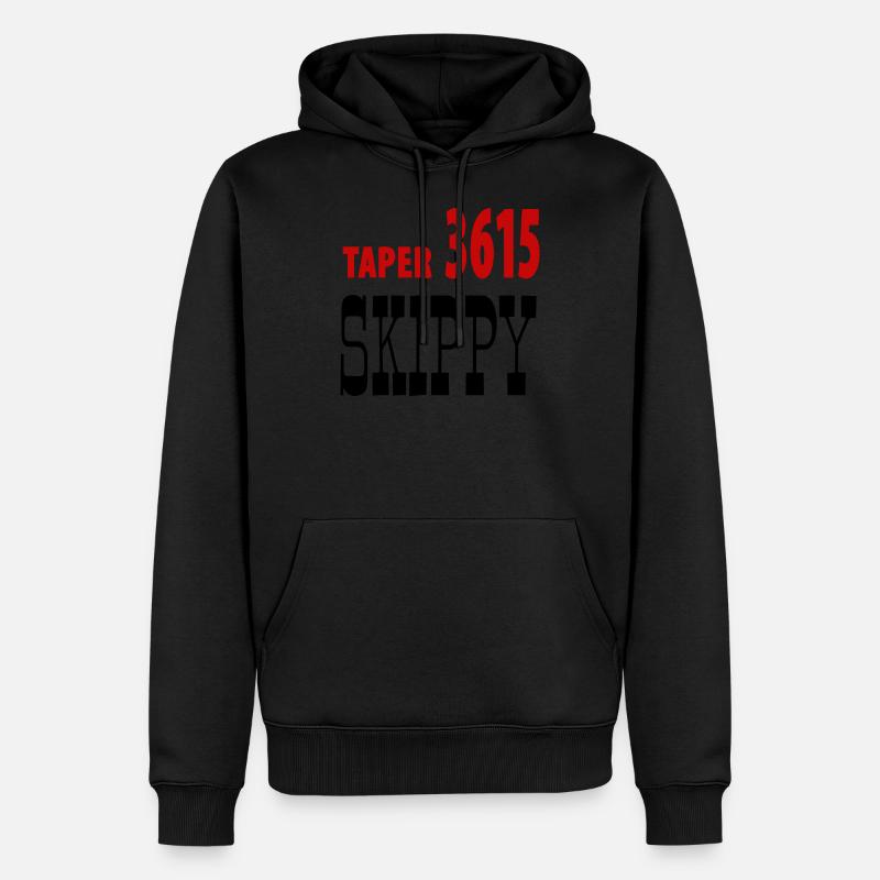 3615 skippy - Sweat à capuche Premium bio Homme - noir