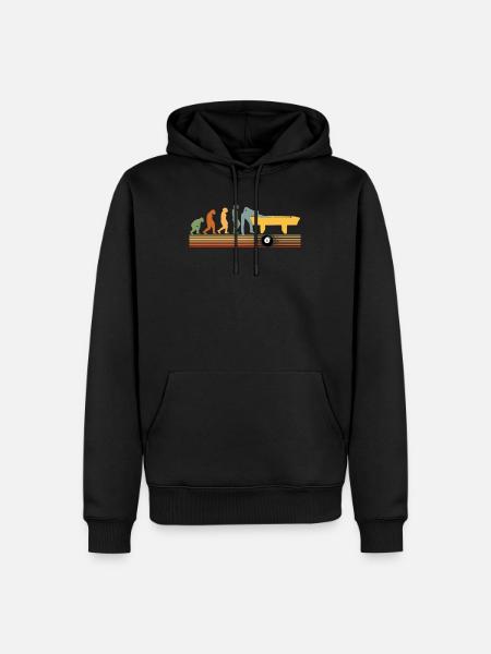 Snooker Evolution billard boules piscine - Sweat à capuche Premium bio Homme - noir