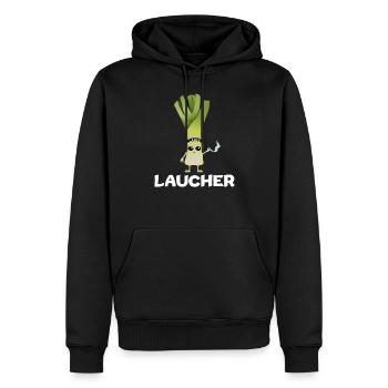 Lauch Laucher Raucher Rauch Kettenrauchen - Männer Premium Bio Hoodie - Schwarz - Vorne - Nico (187cm)