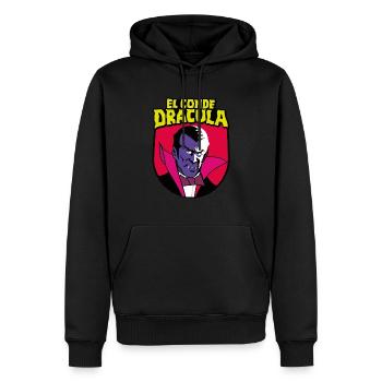 El Conde Dracula - Männer Premium Bio Hoodie - Schwarz - Vorne - Nico (187cm)