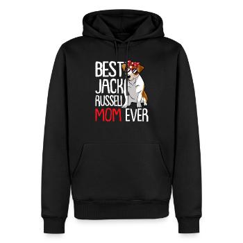 Best Jack Russell Mom ever Hundezüchter - Männer Premium Bio Hoodie - Schwarz - Vorne - Nico (187cm)