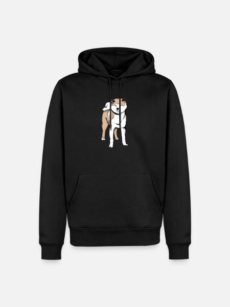 Akita Inu - Men’s Premium Organic Hoodie - black