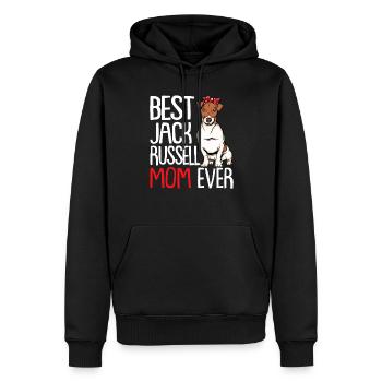 Best Jack Russell Mom Ever - Männer Premium Bio Hoodie - Schwarz - Vorne - Nico (187cm)