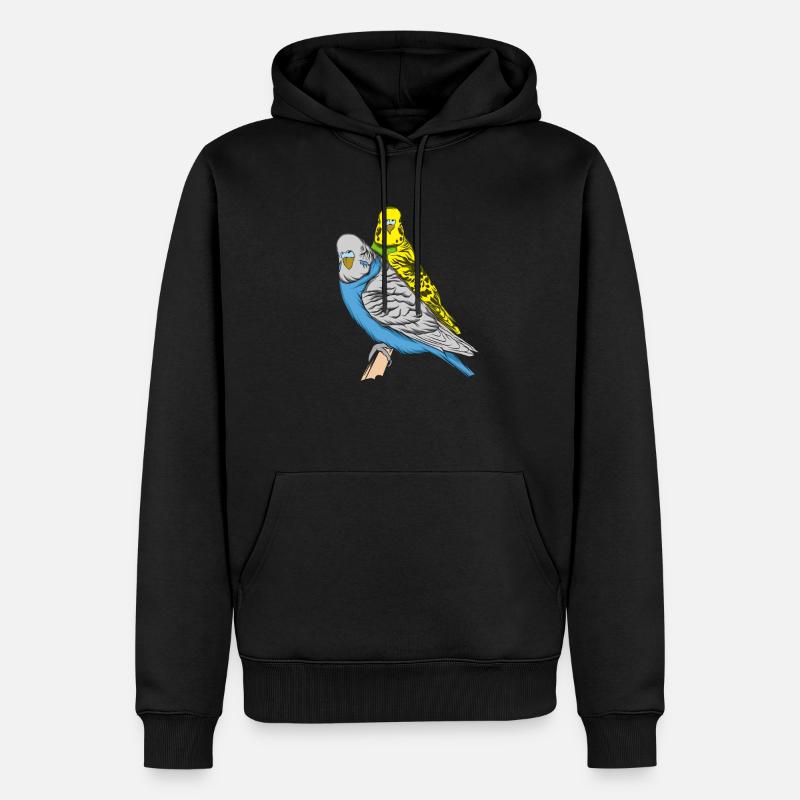 Perruche - Sweat à capuche Premium bio Homme - noir