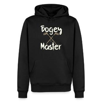 Funny Golfer Geschenk Bogey Master Golfing - Männer Premium Bio Hoodie - Schwarz - Vorne - Nico (187cm)